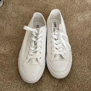 All white converse